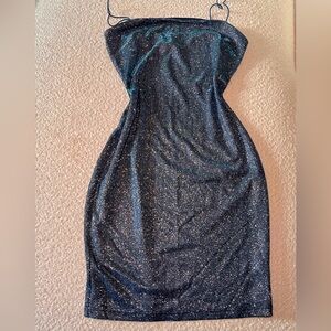 Windsor Strapless Gray Bodycon Dress Size: S/Chico